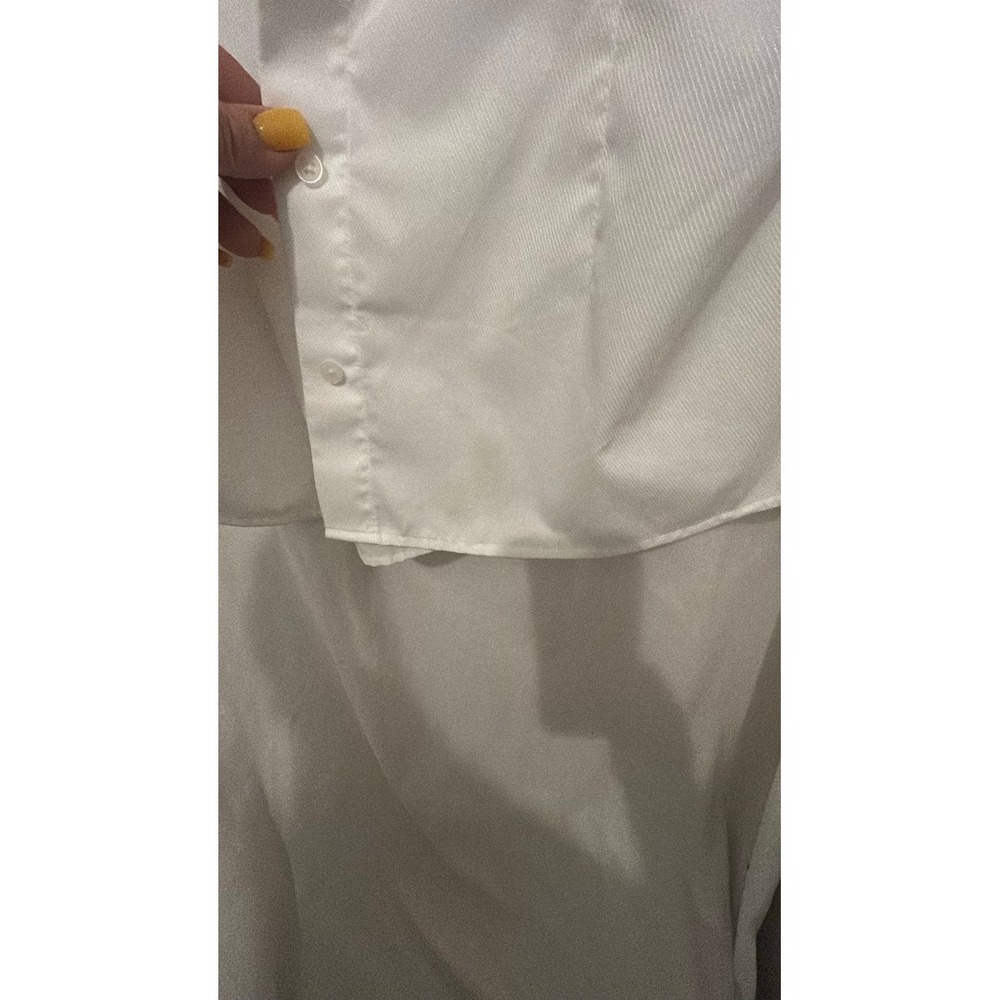 Coldwater Creek White Button Down Shirt - Picture 5 of 5